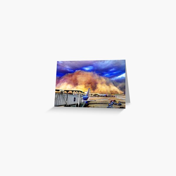 Dust Storm Greeting Card