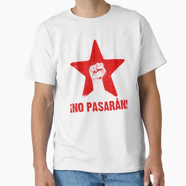 Vista previa del artículo con la obra «¡No Pasaran!», diseñado y vendido por Eat the Rich.