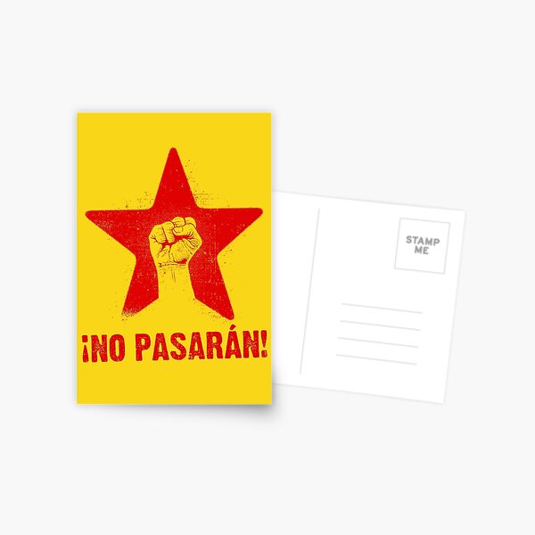 ¡No Pasaran! Postal