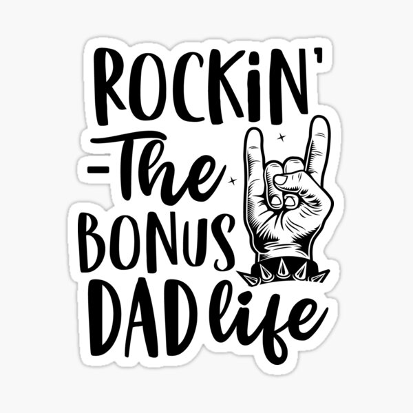 Item preview, Rocking the bonus dad life designed and sold by PrettyPittie Shop.