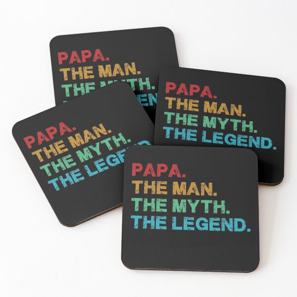 Item preview, Papa, the man, the myth the legend, saying for fathers designed and sold by Lenny Stahl.