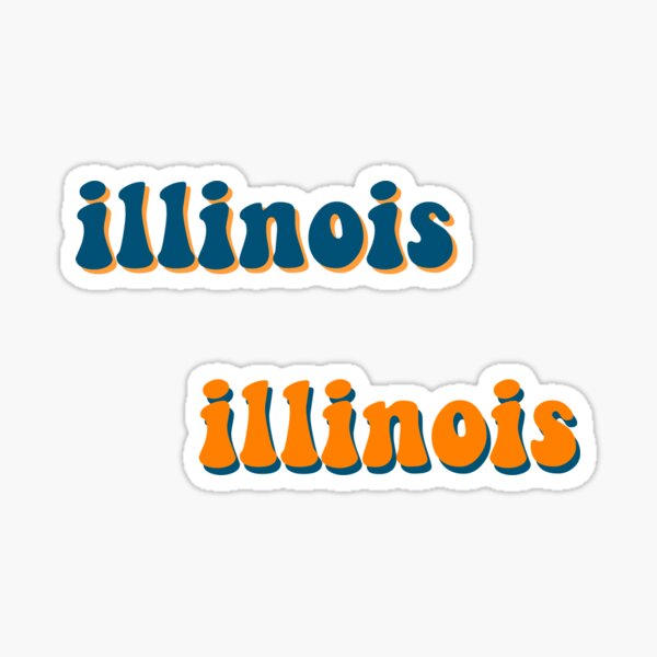 Aperçu de l'œuvre état de l'illinois créée et vendue par bramstickers.