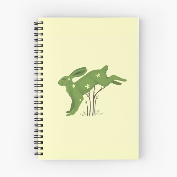 Item preview, Rabbit Topiary | Digital Illustration designed and sold by erilaurenart.