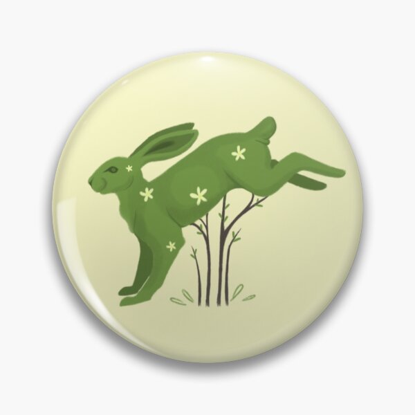 Item preview, Rabbit Topiary | Digital Illustration designed and sold by erilaurenart.