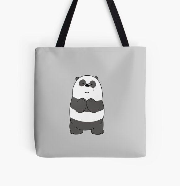 We bare bears Panda bear Tote Bag for Sale by kidcartoon