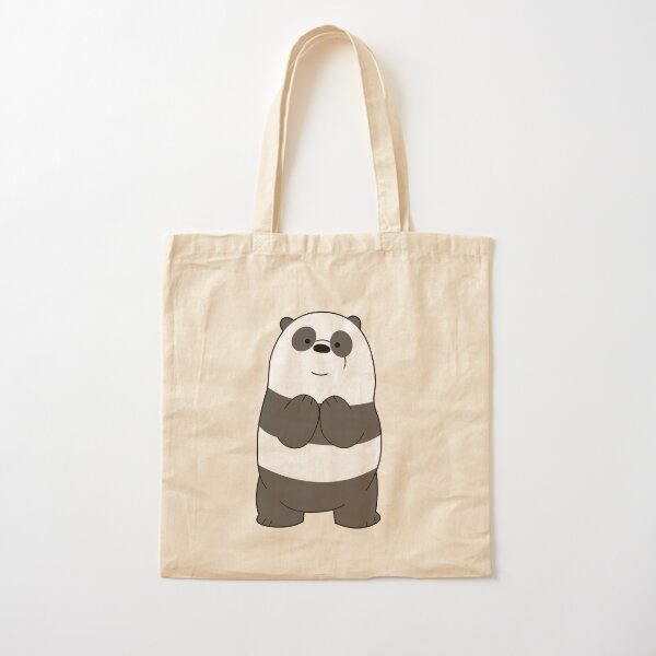Miniso, Bags, Nwt We Bare Bears Grizzly Miniso Tote From Japan New