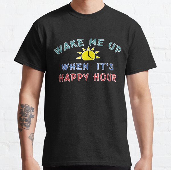 Happy Hour Moonshine Libation Liquor Mixologist. Classic T-Shirt