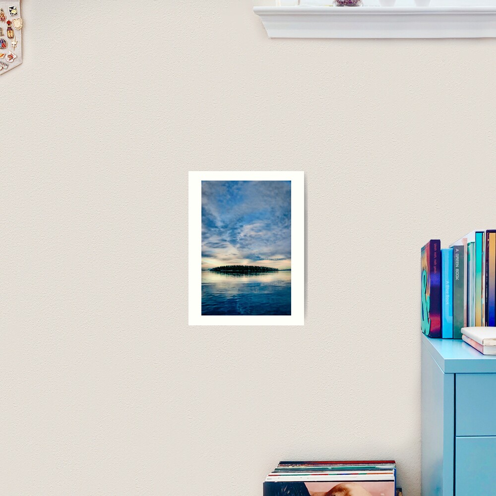 Georgeson Island at Sunset Art Print