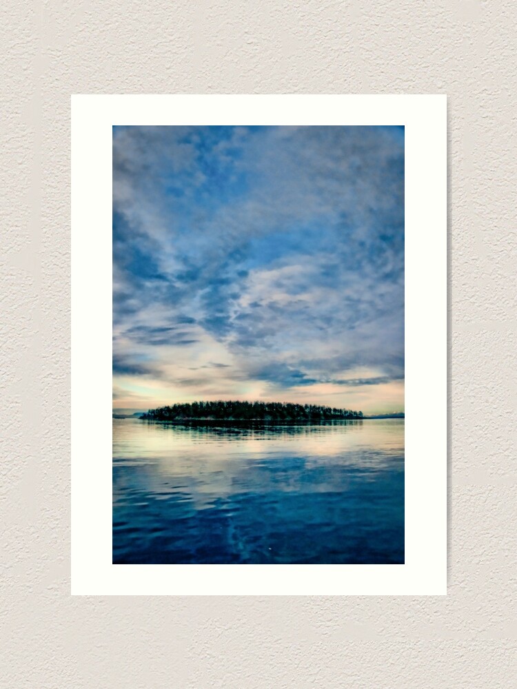 Alternate view of Georgeson Island at Sunset Art Print