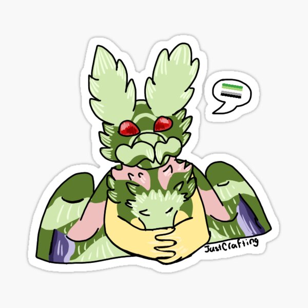 Ace Rights Mothman! Sticker
