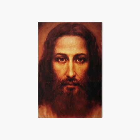 The Shroud of Turin Jesus Holy Face 201 Art Board Print