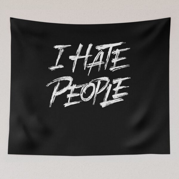 Item preview, I Hate People designed and sold by Zagach Letters.