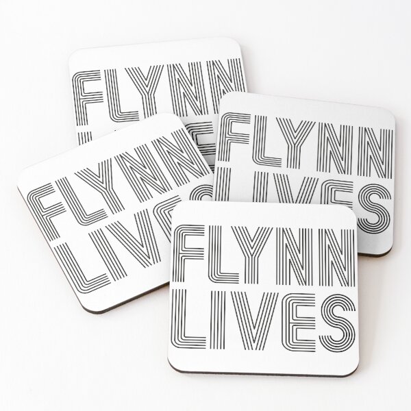 Item preview, Flynn Lives Distressed Black designed and sold by Draw Design.