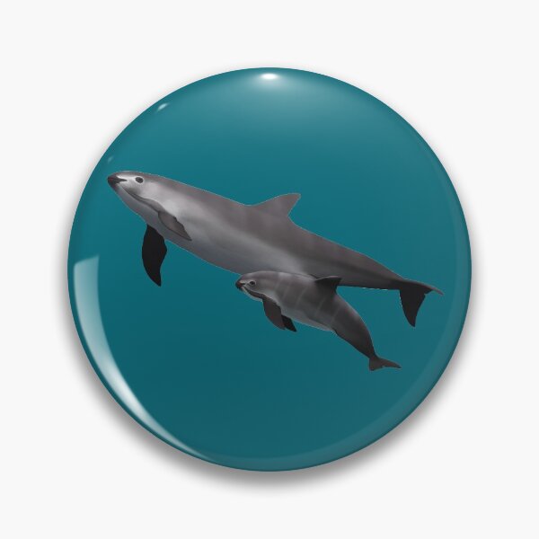 Item preview, Save the Vaquita Porpoise | Mother and Calf | Porpoise Conservation Society designed and sold by porpoiseorg.