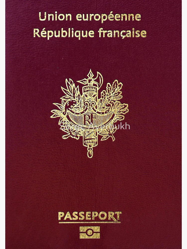 French Passport Cover 