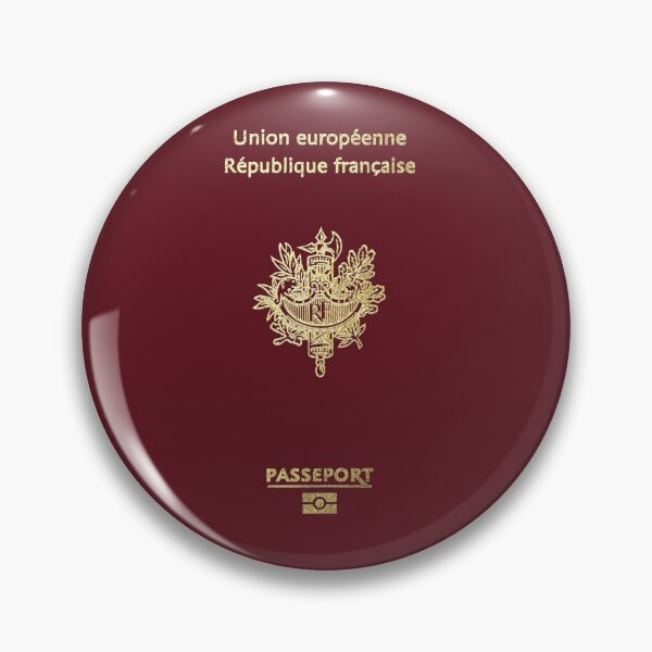 Item preview, French Passport Cover  designed and sold by Serge Averbukh Art Studio.