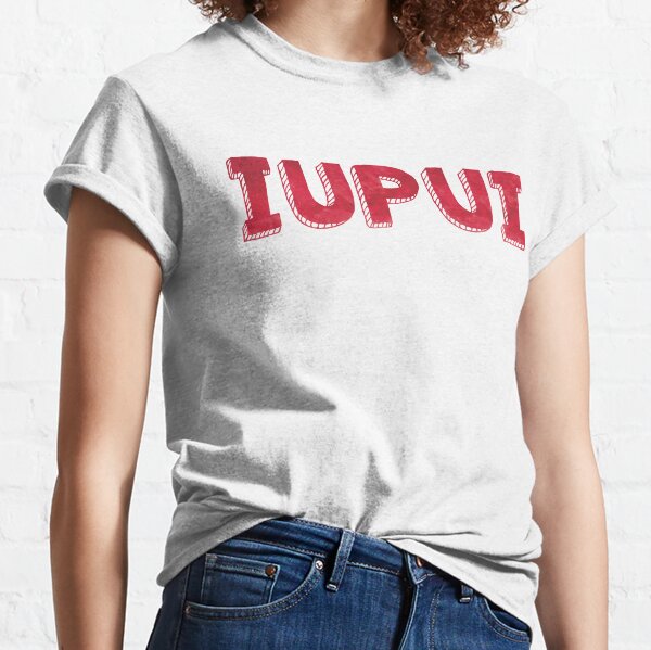 Women's Crimson IUPUI Jaguars Music T-Shirt