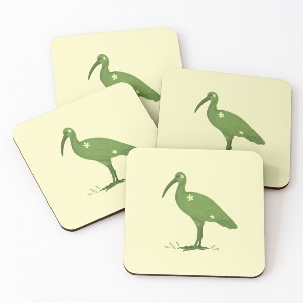 Item preview, Ibis Topiary | Digital Illustration designed and sold by erilaurenart.