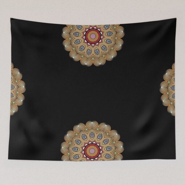Item preview, Arte de mandala de moda Girasol Patrón clásico natural repetido designed and sold by vector-pro.