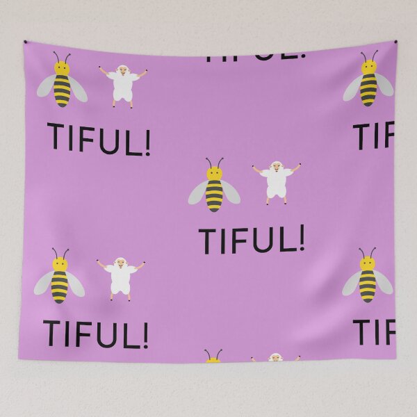 Aperçu de l'œuvre Bee Ewe Tiful! créée et vendue par Mamalia.