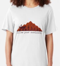 follow your curiosity Slim Fit T-Shirt