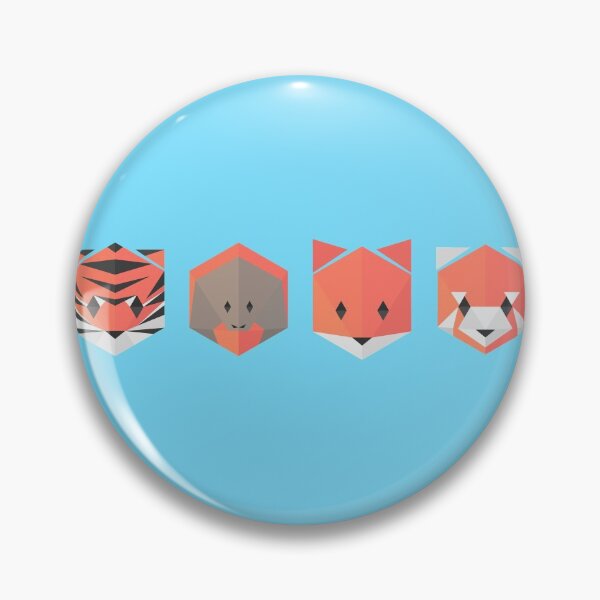 Item preview, Orange Animinimal (blue) designed and sold by animinimal.