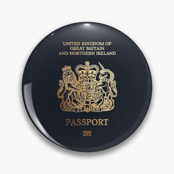 Item preview, British Passport Cover  designed and sold by Serge Averbukh Art Studio.