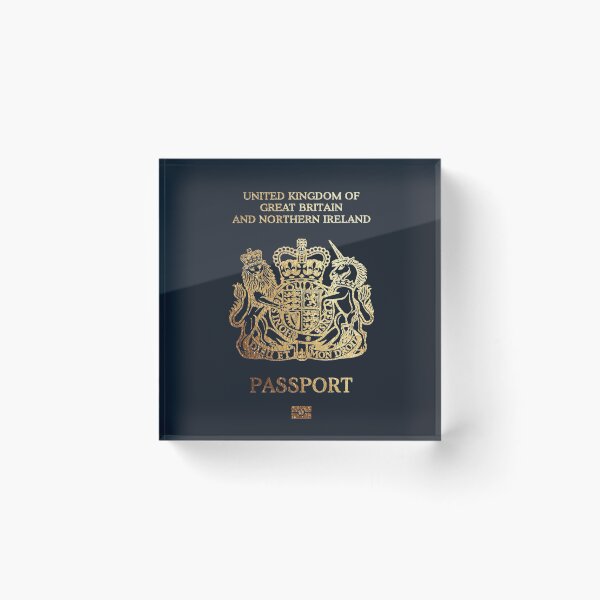 Item preview, British Passport Cover  designed and sold by Serge Averbukh Art Studio.