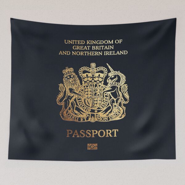 Item preview, British Passport Cover  designed and sold by Serge Averbukh Art Studio.