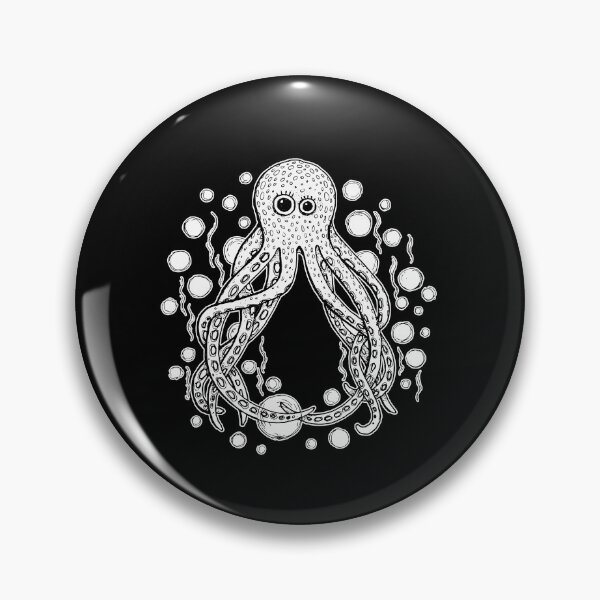 Item preview, Octopus Bubble Wrap in the Dark designed and sold by Art by Sylph.