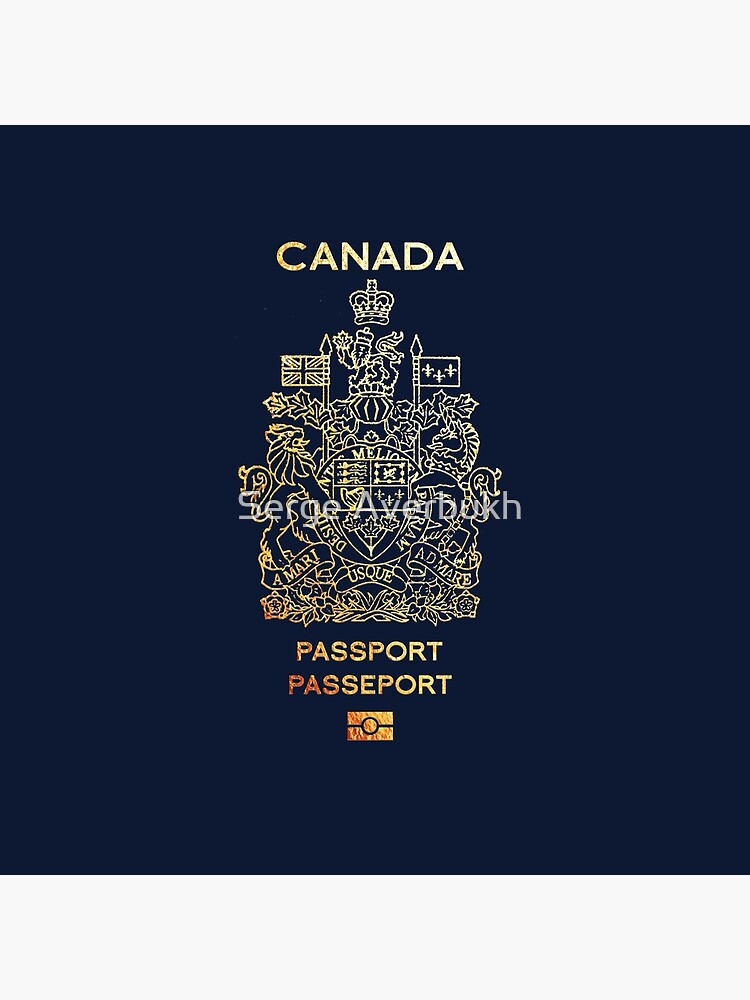 Canadian Passport Cover  Mounted Print for Sale by Serge Averbukh