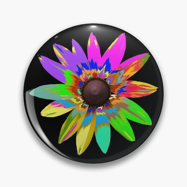 Item preview, beautiful colorful flower, rainbow, blossom, nature designed and sold by rhnaturestyles.