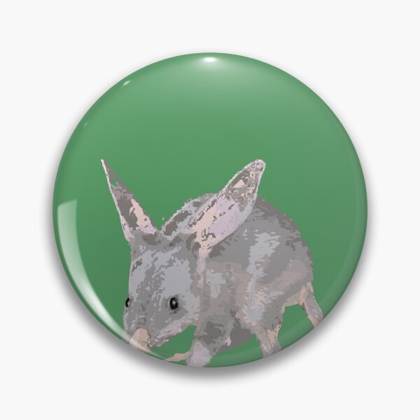 Item preview, Greater Bilby Macrotis lagotis by Chrissy Wild on gumleaf green designed and sold by ChrissyWild.