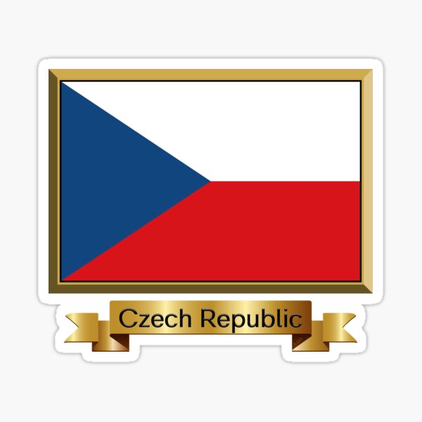 Item preview, Czech Republic Flag Gifts, Stickers & Products (N) designed and sold by mpodger.