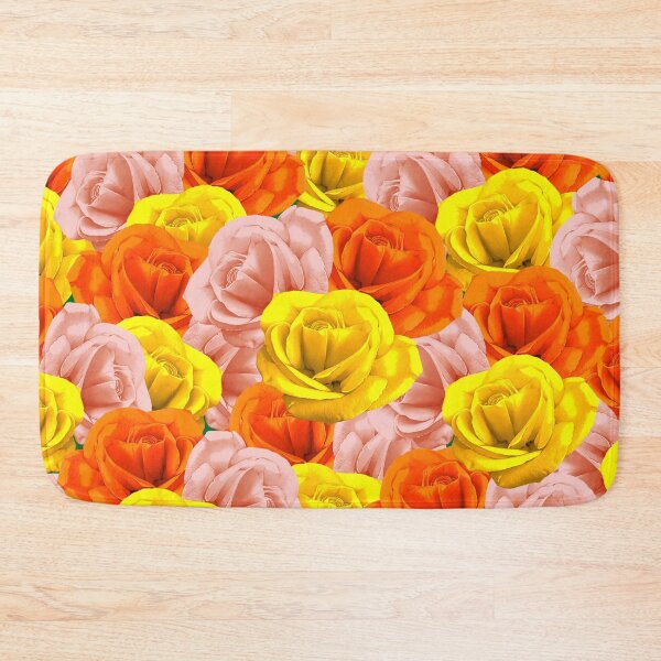 Item preview, Roses Pastel Colors Floral Collage designed and sold by BluedarkArt.