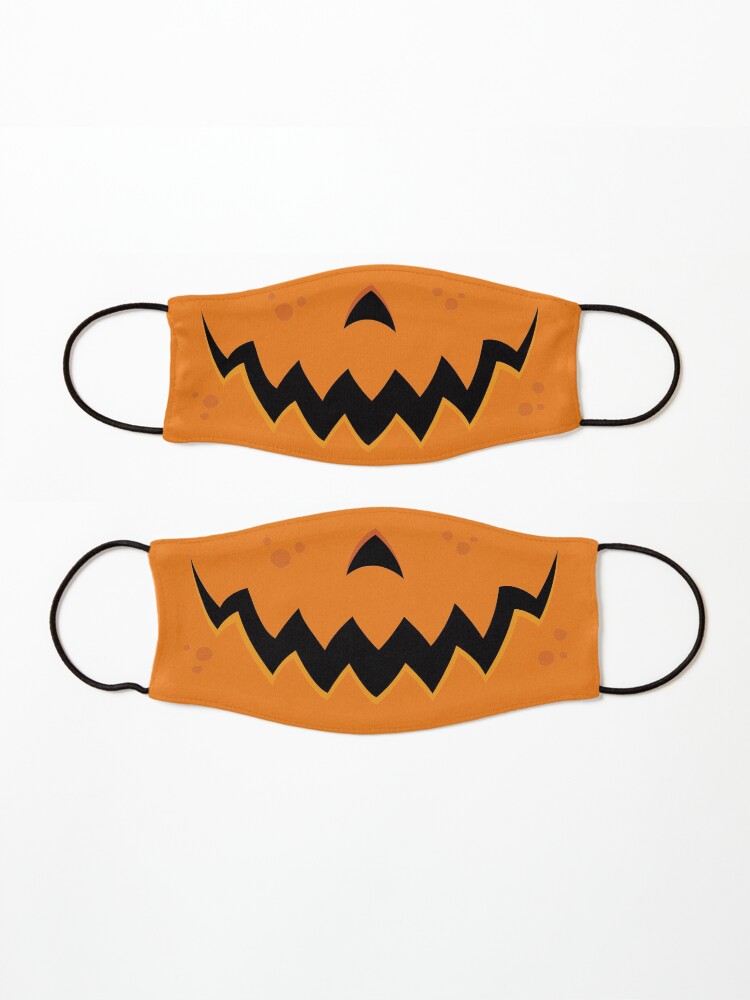 Alternate view of Crazy Pumpkin Jack-O-Lantern Mouth Mask