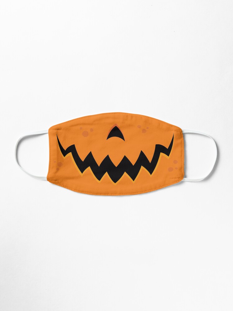 Alternate view of Crazy Pumpkin Jack-O-Lantern Mouth Mask