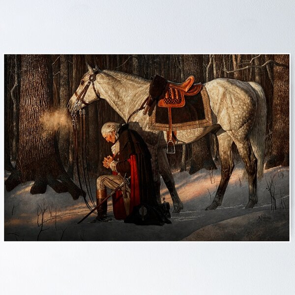Item preview, George Washington A Prayer at Valley Forge designed and sold by BritishYank.