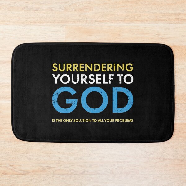 Item preview, Surrendering yourself to God, is the only solution to all your problems designed and sold by Gold Wings Tees.