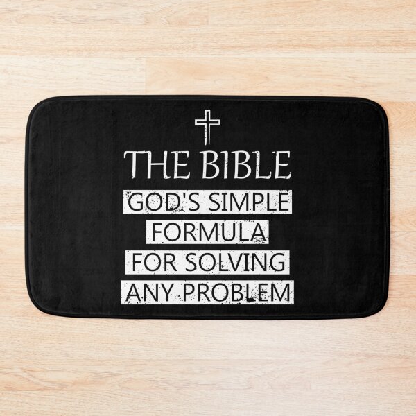 Item preview, The Bible God's simple formula for solving any problem designed and sold by Gold Wings Tees.