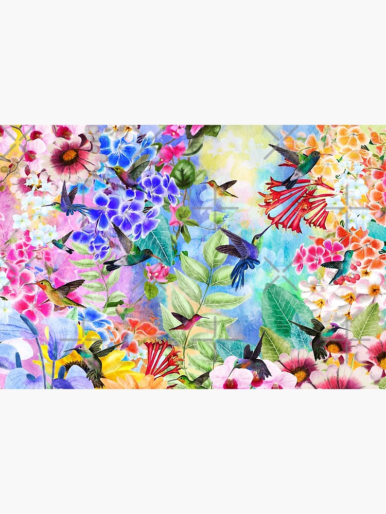 Humming Birds and Flowers by 99stars