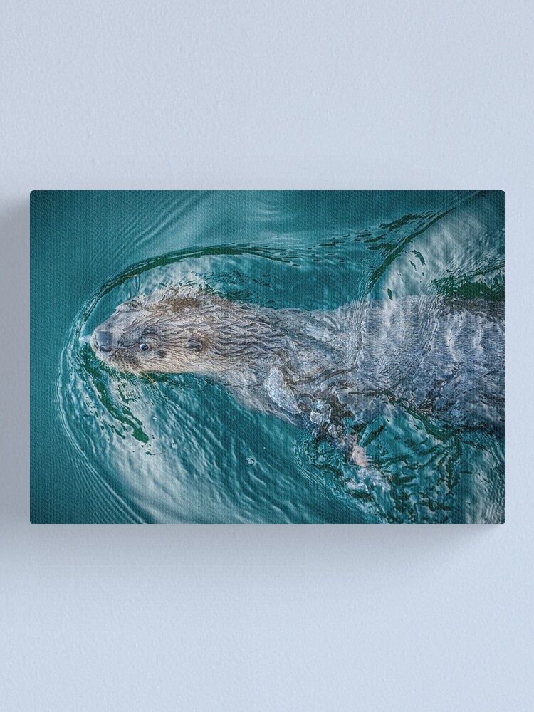 Alternate view of River Otter Canvas Print