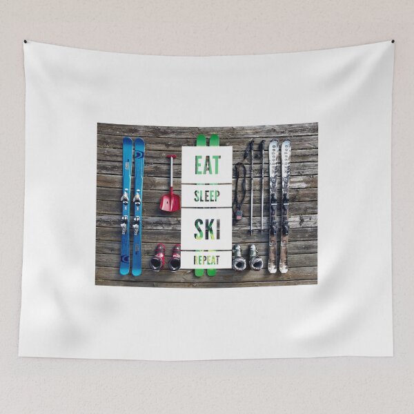 Item preview, Eat Sleep Ski Repeat  designed and sold by ApexDesigns1.