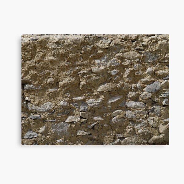 Rough stone wall (Karakul) Canvas Print
