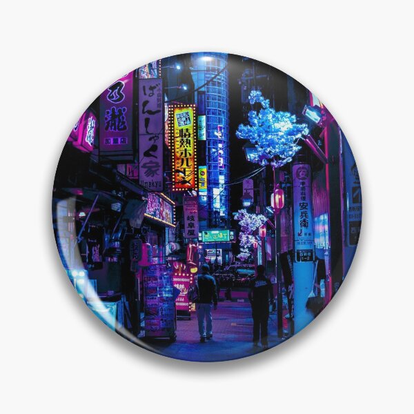 Item preview, Blue Tokyo Alleys designed and sold by Neondreamscapes.