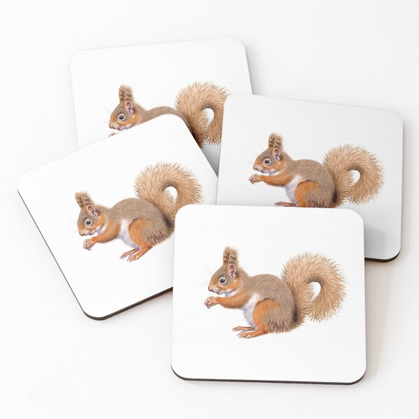 Item preview, European Red Squirrel designed and sold by kokayart.