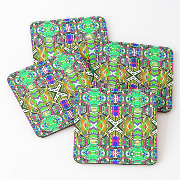 Item preview, geometric pattern THREE designed and sold by AndyWorthyArt.