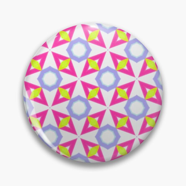 Item preview, Pink, yellow and blue geometric pattern  designed and sold by LittleBettyMakes.