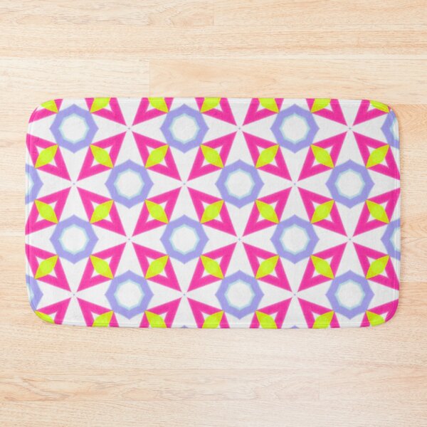 Item preview, Pink, yellow and blue geometric pattern  designed and sold by LittleBettyMakes.