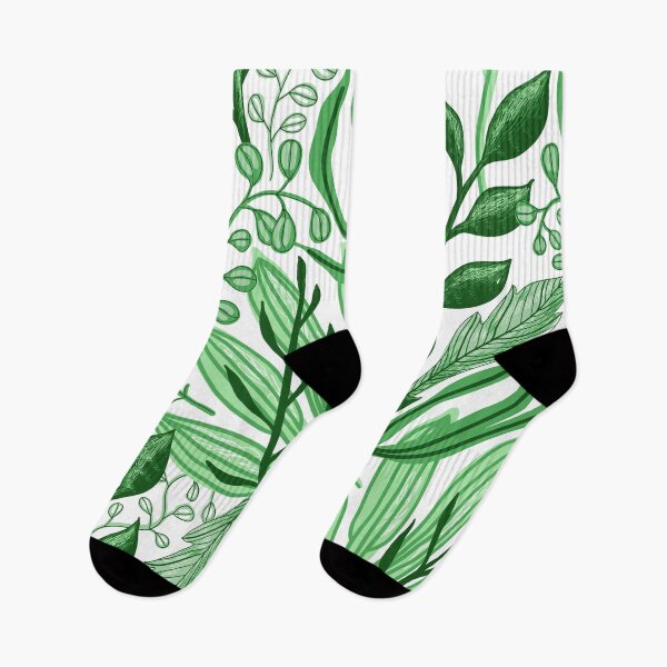Artikelvorschau, Grüne Pastellblumen entworfen und verkauft von Randoprint.